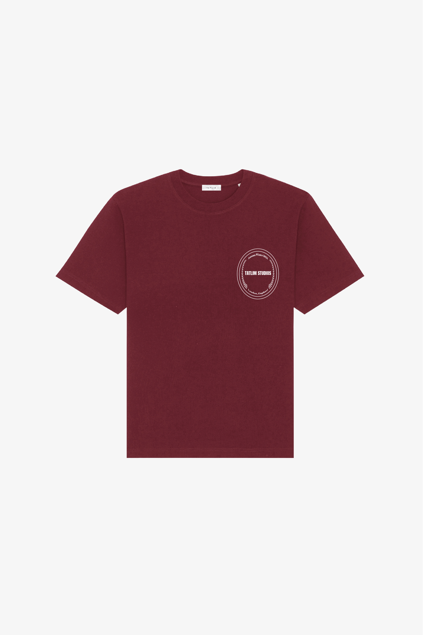 Burgundy AW23 T Shirt