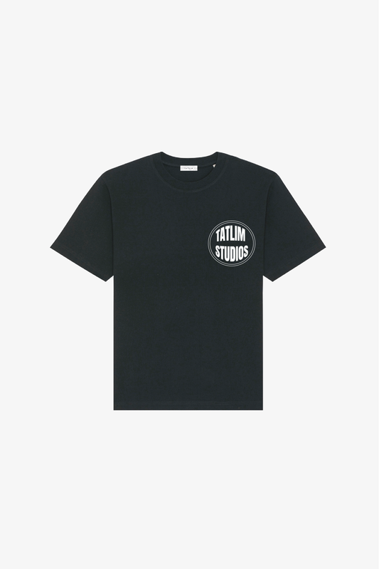Black Tatlim Studios Circle T Shirt