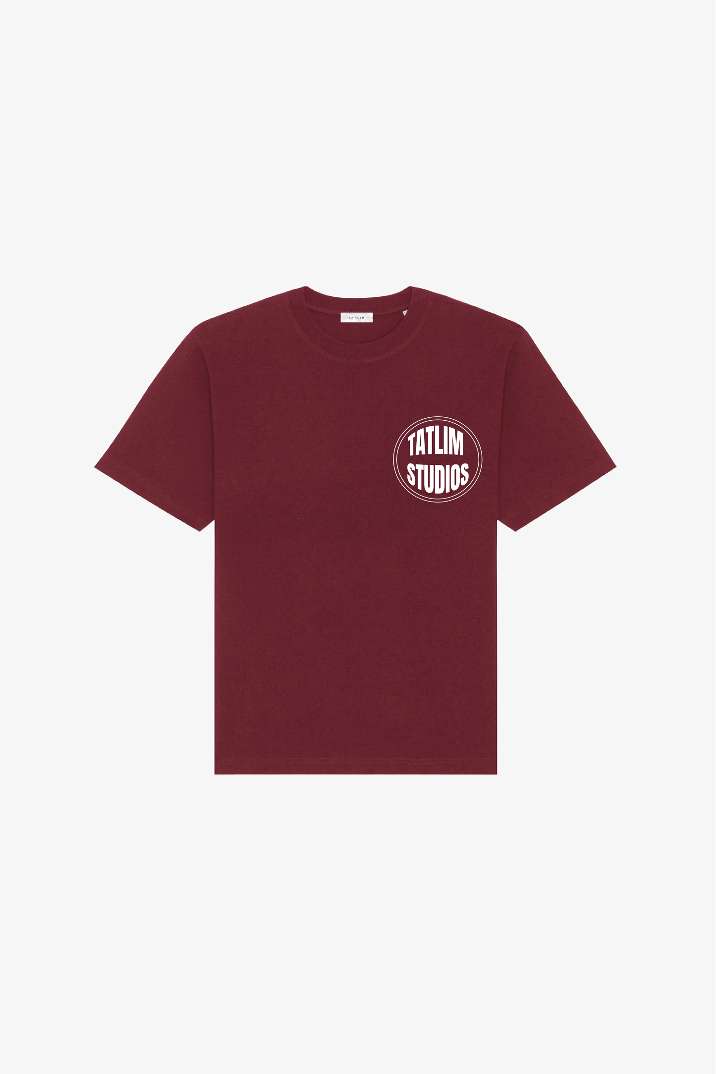 Burgundy Tatlim Studios Circle T Shirt