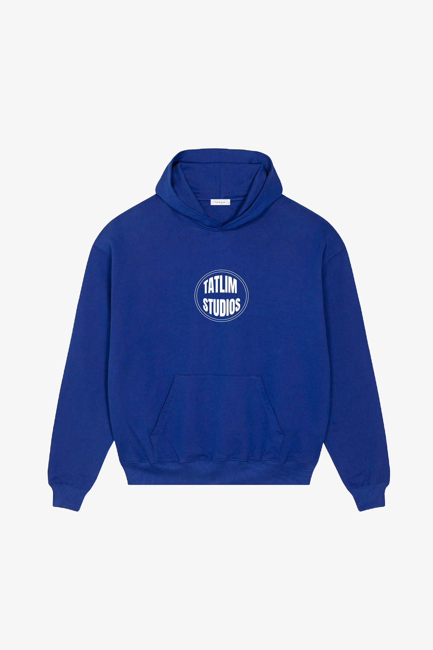 Blue Tatlim Studios Circle Oversized Hooded Sweatshirt