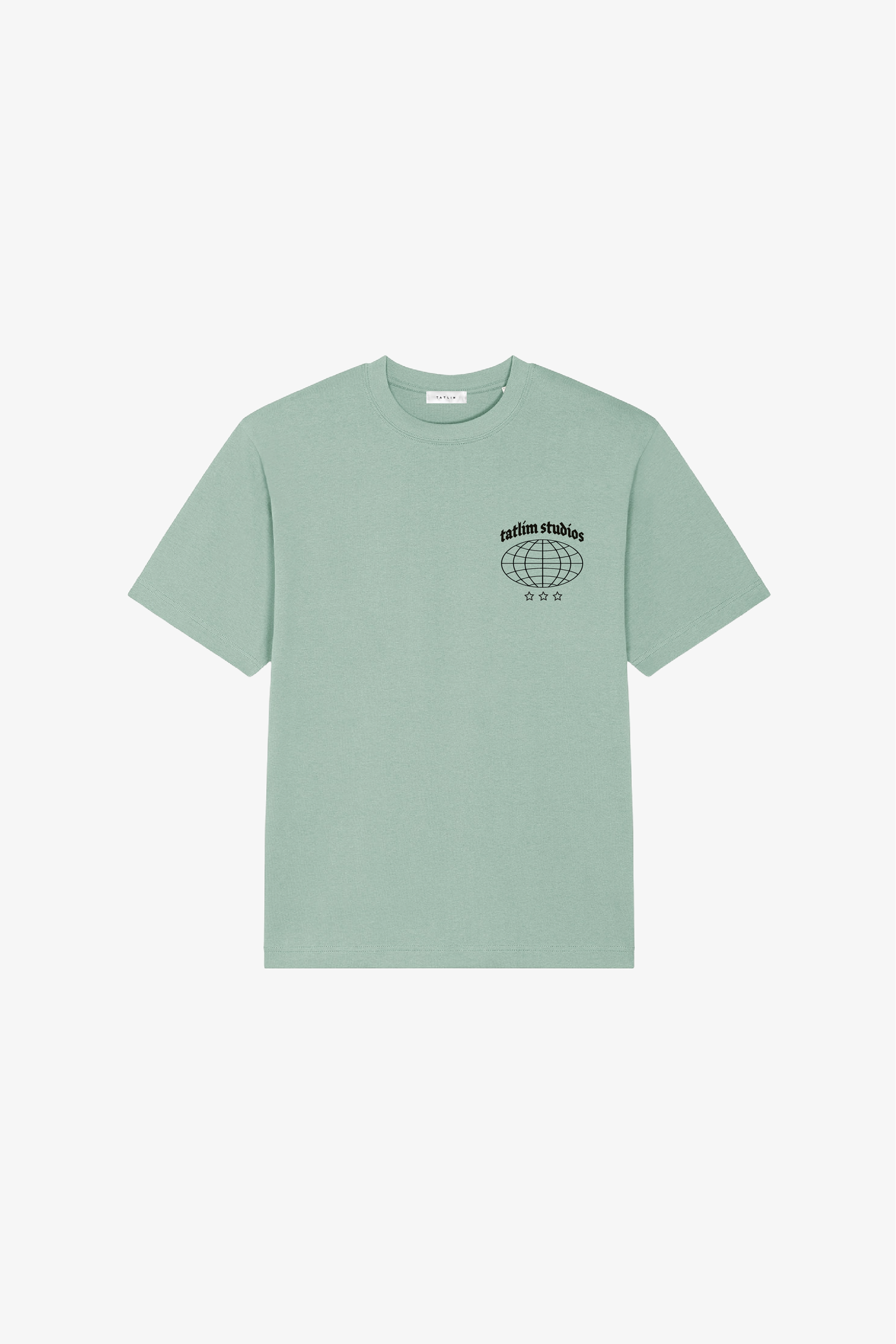 Sage Green Globe T Shirt