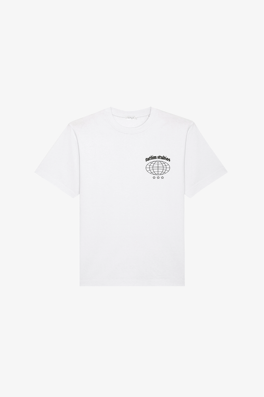 White Globe T Shirt