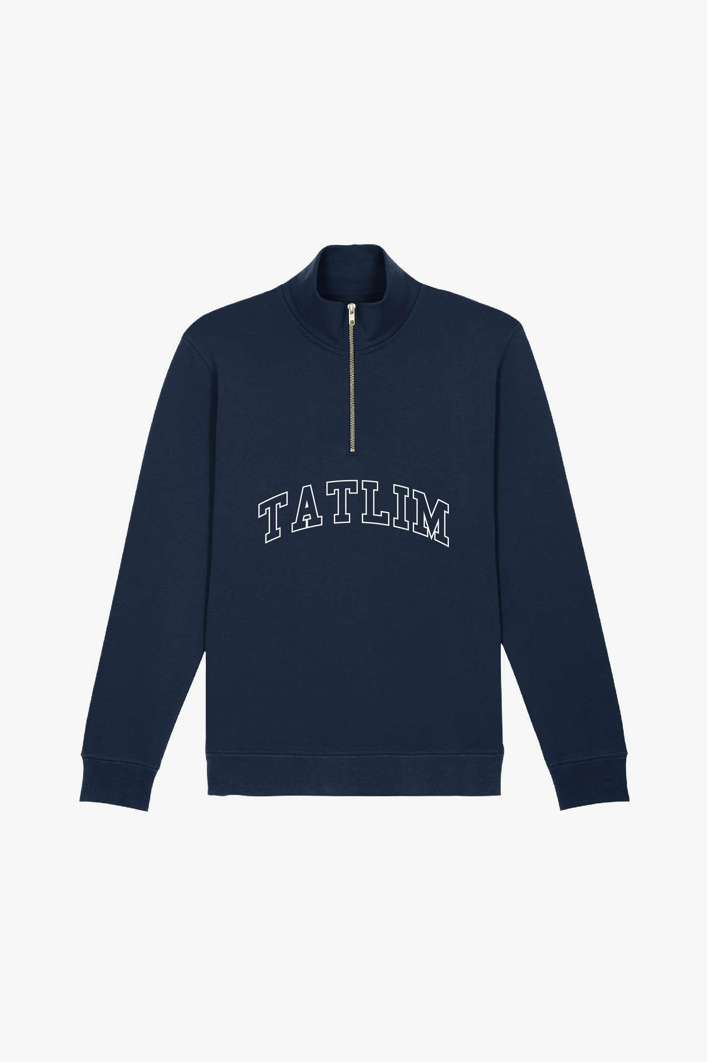 Navy Tatlim College Quarter Zip Sweatshirt